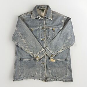 Ralph Lauren Denim Chore Jacket Women's Small Hong Kong Workwear Vintage